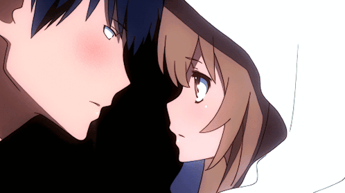 Boy and Girl Looking at Each Other in Dark Room