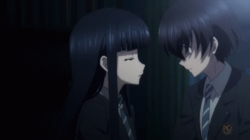 Boy and Girl Looking at Each Other With NJ Badge
