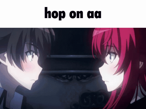 Boy and Girl Saying Hop on aa