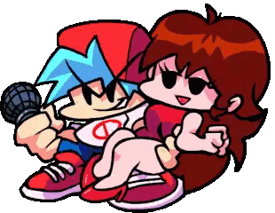 Boy and Girl Singing with Microphone