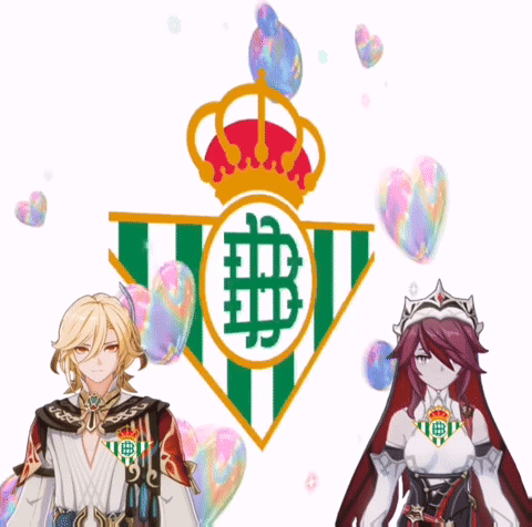 Boy and Girl Standing in Front of Green and White Crown Logo