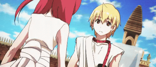 Boy And Girl Standing Together GIF