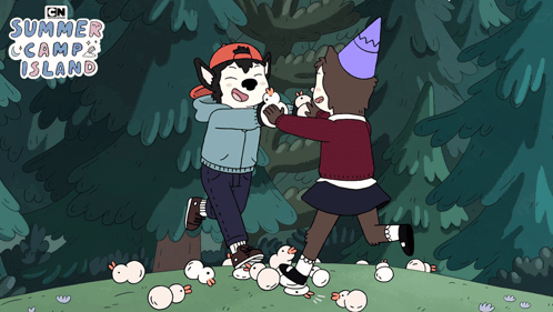 Boy and Girl Summer Camp Island