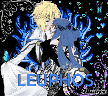 Boy and Girl With Blue Leuphos