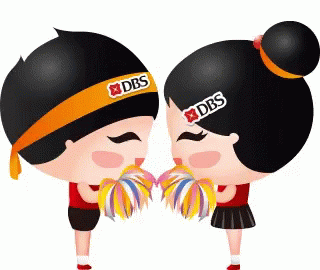 Boy And Girl With DBS Headband GIF