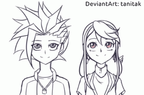 Boy And Girl With Deviantart GIF