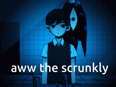 Boy and Monster Saying Aww the Scrunkly