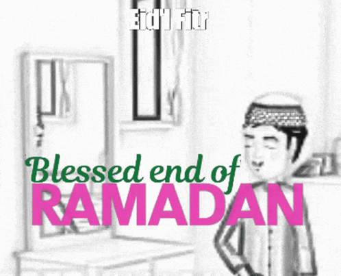 Boy Blessed End of Ramadan