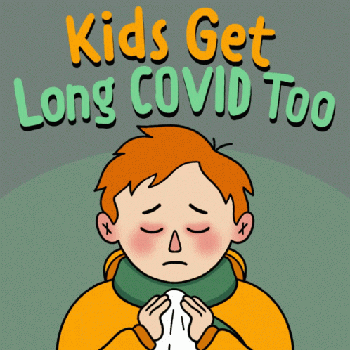 Boy Blowing Nose Kids Get Long Covid