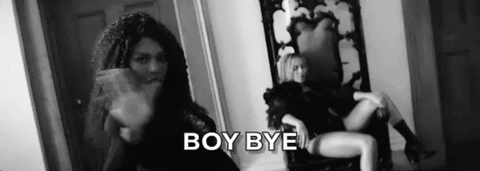 Boy Bye Beyonce Hair Flip GIF