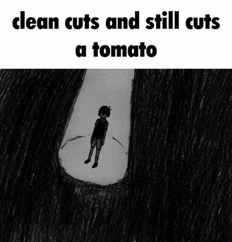 Boy Covering Face Clean Cuts Still Cuts Tomato GIF