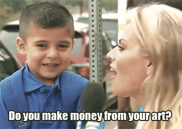 Boy Crying Over Money Meme GIF