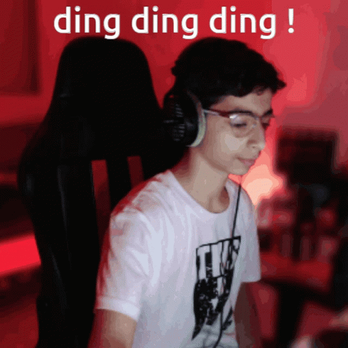 Boy Ding Ding Ding Times Up GIF