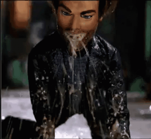 Boy Doll Throwing Up GIF