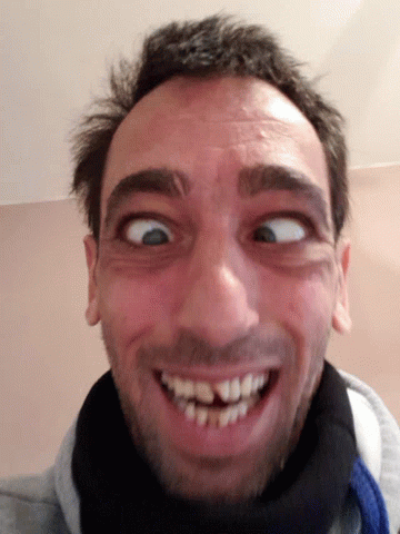 Boy Going Loco Crazy Face GIF