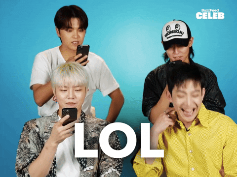 Boy Group Laugh Out Loud GIF
