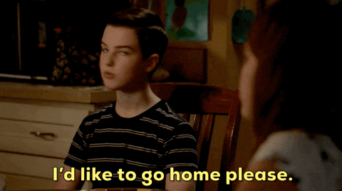 Boy Head Shake I Want To Go Home GIF