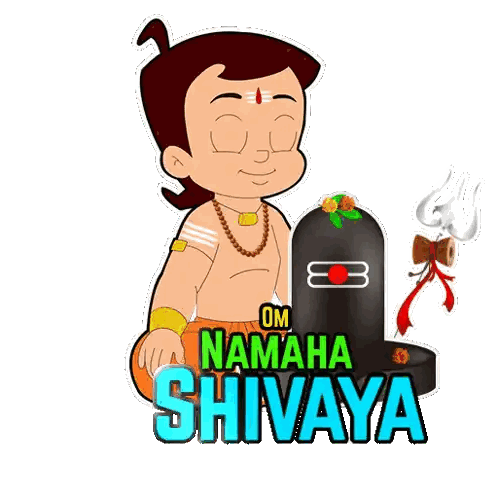 Boy Holding Shiva Lingam
