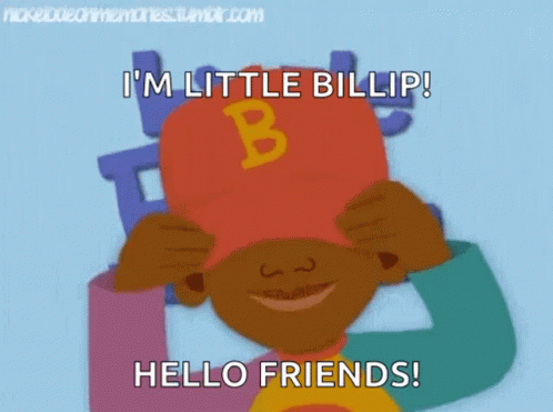 Boy In Baseball Cap With Letter B GIF