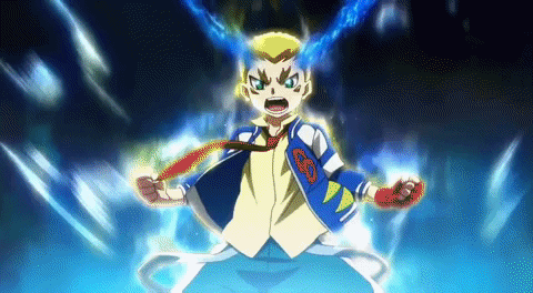 Boy in Blue Jacket and Tie Holding Sword