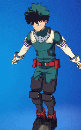Boy in Green Outfit with Red Belt