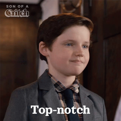 Boy in Suit and Tie Top-notch