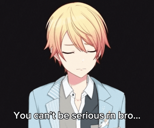 Boy in Suit Saying You Can't Be Serious