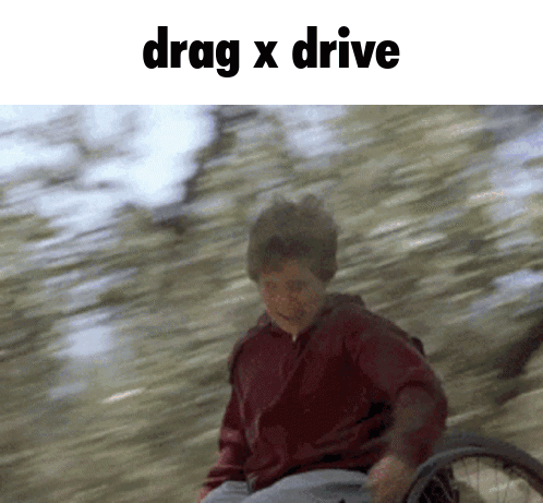 Boy In Wheelchair With Drag X Drive GIF