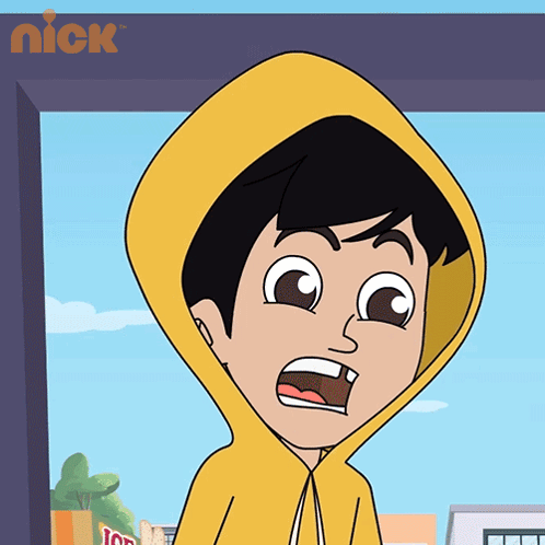 Boy in Yellow Hoodie with Nick Logo