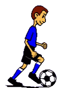 Boy Kicking Soccer Ball