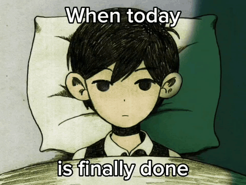 Boy Laying On Bed When Today Is Done GIF