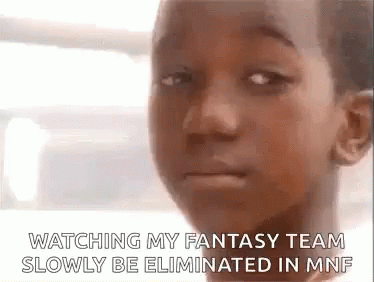 Boy Making Funny Face During MNF Fantasy Elimination GIF