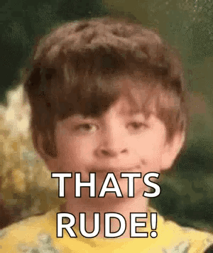 Boy Making Rude Face