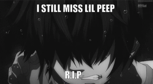 Boy Missing Lil Peep R.I.P GIF