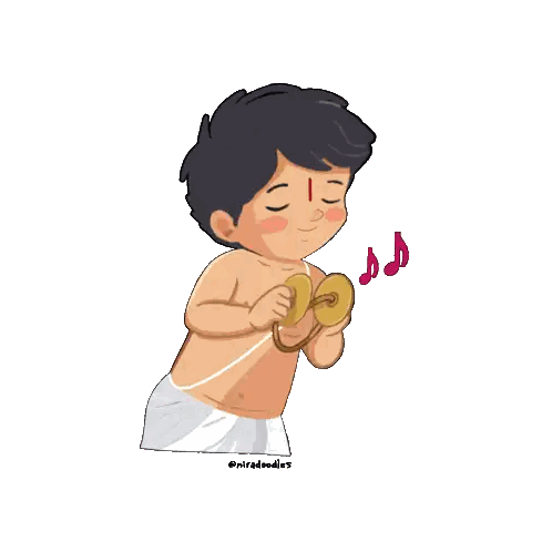 Boy Playing Musical Instrument Niredoodles