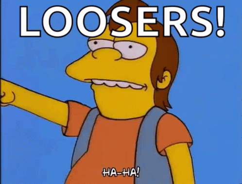 Boy Pointing at Loosters Building