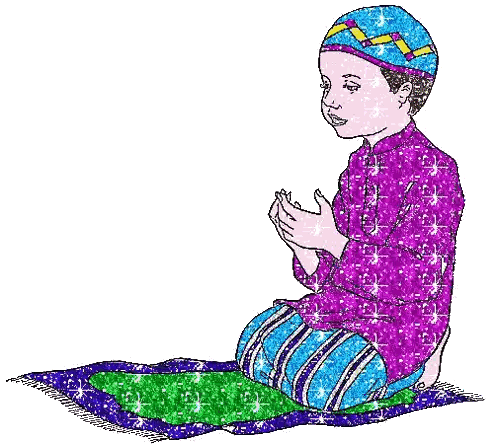 Boy Praying on Carpet