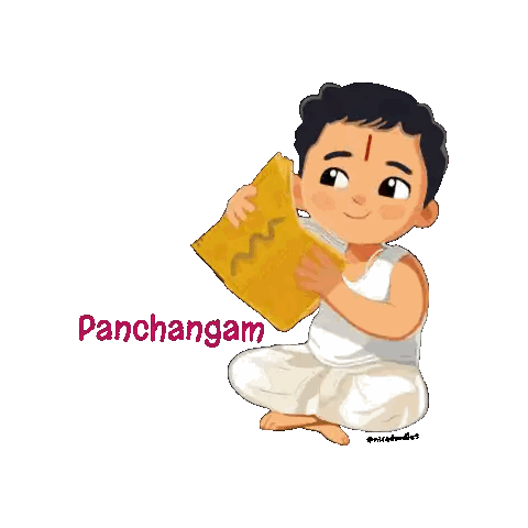 Boy Reading Book Panchangam