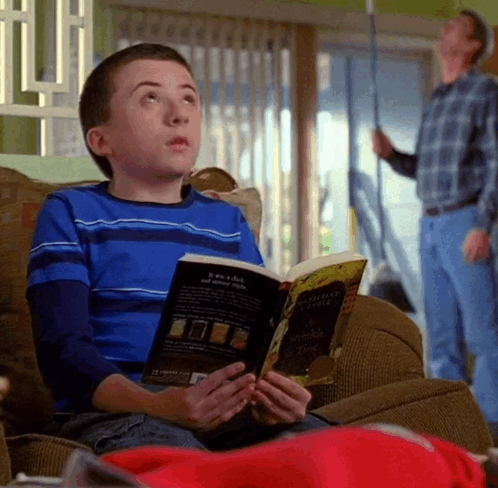 Boy Reading If You're a Duck