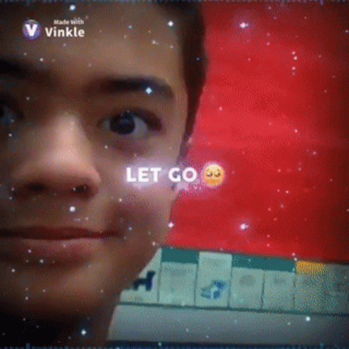 Boy's Face Saying Let Go