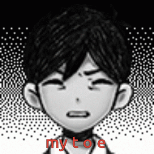 Boy's Face With My Toe In Red GIF