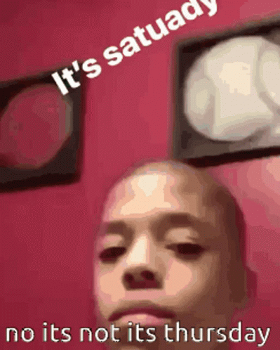 Boy Sad Its Working Saturday GIF