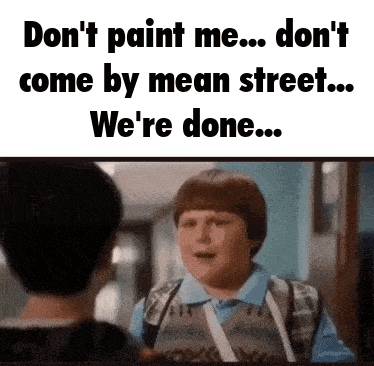 Boy Saying Don't Paint Me GIF