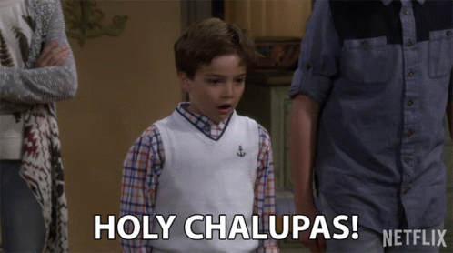 Boy Saying Holy Chalupas