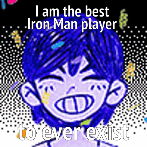 Boy Saying I Am The Best Iron Man Player