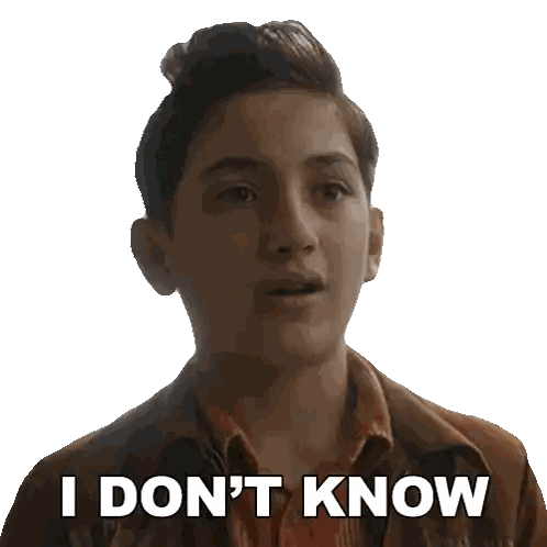 Boy Saying I Don't Know in Brown Jacket