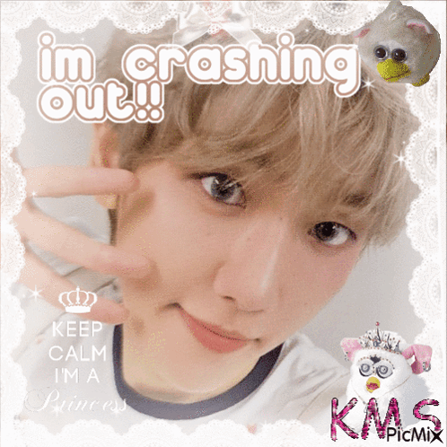 Boy Saying Im Crashing Out