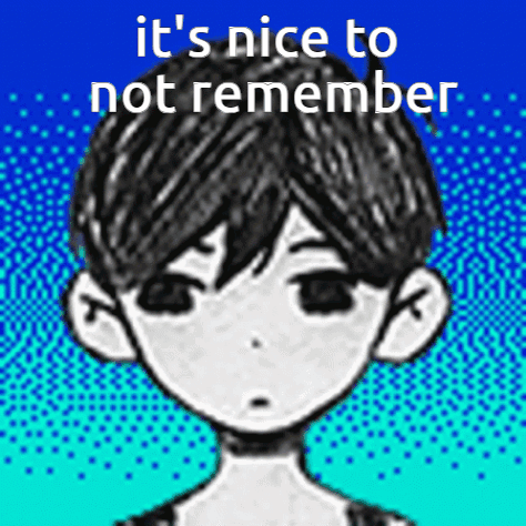 Boy Saying It's Nice to Not Remember