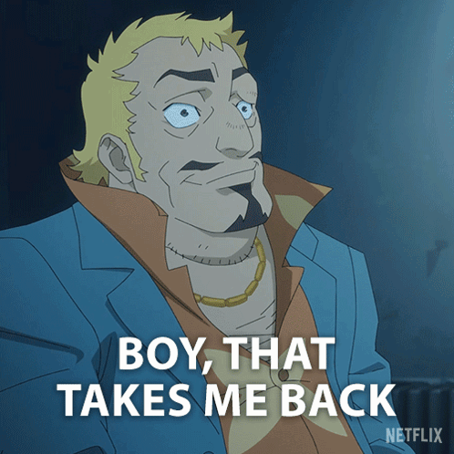 Boy Saying Netflix Throwback