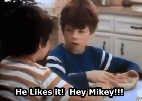 Boy Says He Likes It And Hey Mikey GIF
